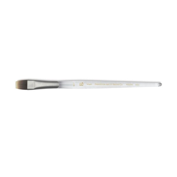 Princeton Glacier Series 4950W Short Handled 1/2-inch Wash Paintbrush